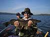 Jezioro Asunden, Szwecja wdkowanie szczuapk sandacz oko, pikne ryby